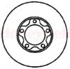 PORSC 92835140103 Brake Disc